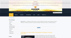 Desktop Screenshot of kayser.it