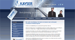 Desktop Screenshot of kayser.nl