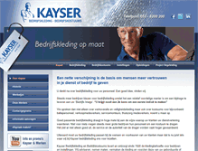 Tablet Screenshot of kayser.nl